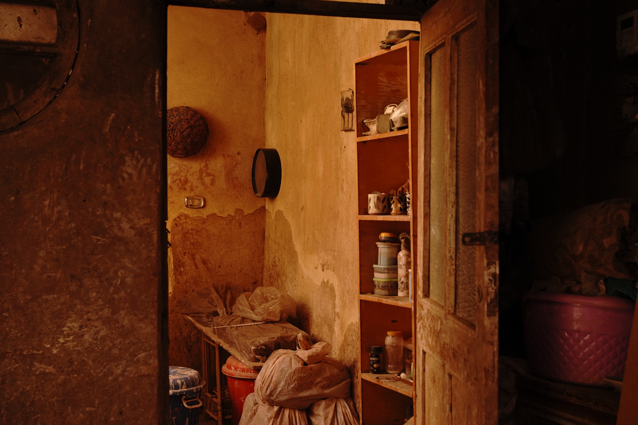 The interior of a working craft workshop